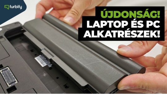 Újdonság! Laptop- és PC alkatrészek a webáruházban!