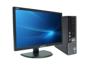 Dell OptiPlex 790 USFF + 22" Lenovo LT2252p Monitor (Quality Silver) Komplett PC - 2070365