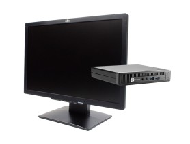 HP EliteDesk 600 G1 DM + 22" B22W-7 LED Fujitsu Monitor (Quality Silver) Komplett PC - 2070366